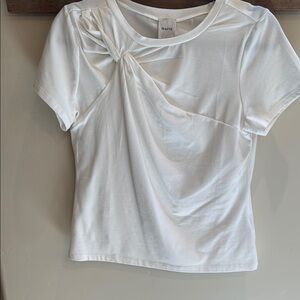 White Women's Short‎ Sleeve Top